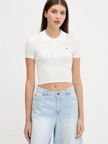 Tommy Jeans Pulover bijela