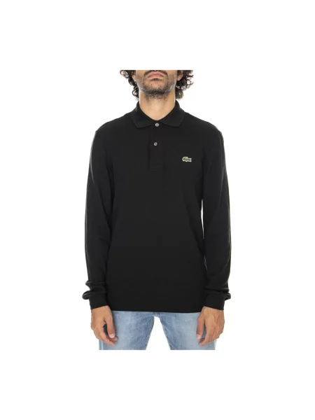 Lacoste longsleeve gładki czarny