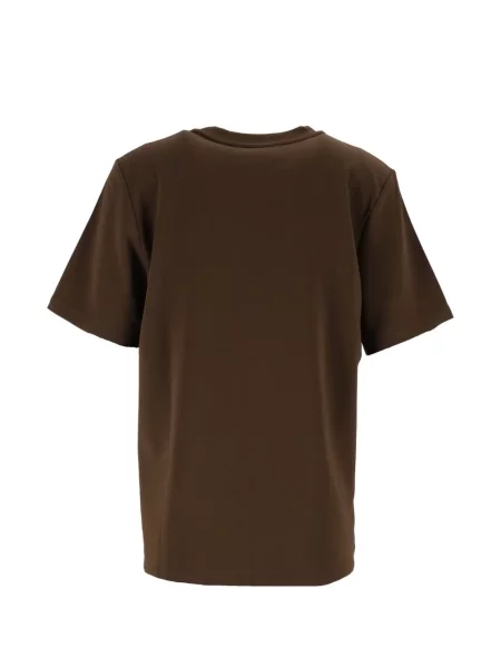 Tricou Eleh cu decolteu rotund maro