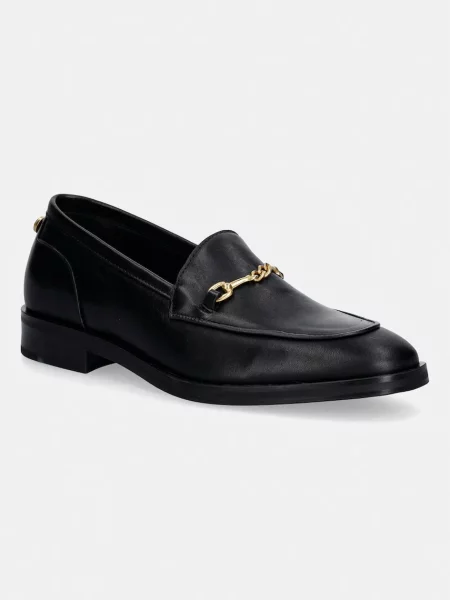Steve Madden mocasini de piele Neona negru