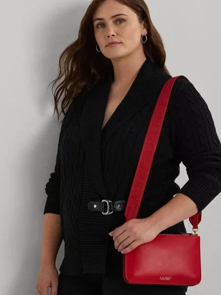 Кожаная сумка Lauren Ralph Lauren