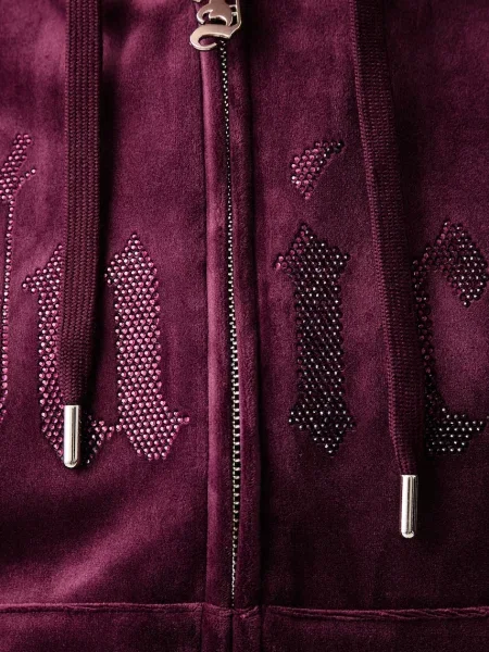 Juicy Couture Pulóver Old Gothic Bordó