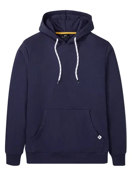 Bluza z kapturem niebieska