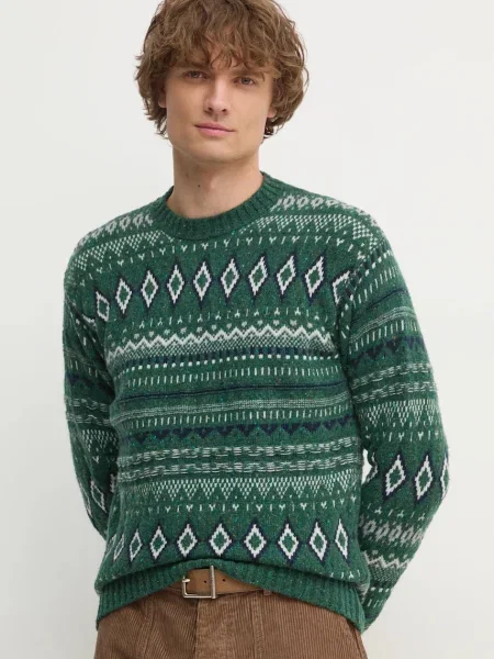 United Colors Of Benetton Пуловер зелен