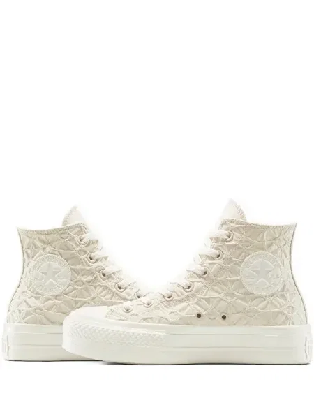 Sneakerși Converse Chuck 70 cu broderie cu platformă alergare alb