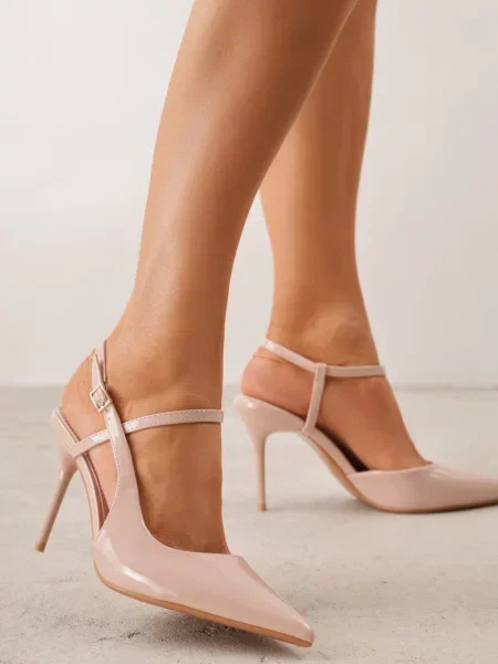 Pantofi stiletto Orinania bej