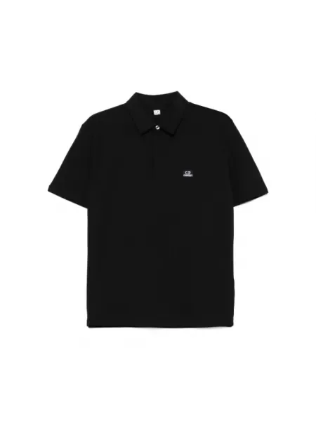 Koszulka polo C.p. Company z logo czarna