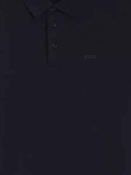 Поло Boss синее