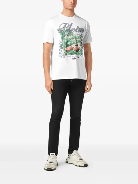 Tricou Philipp Plein alb