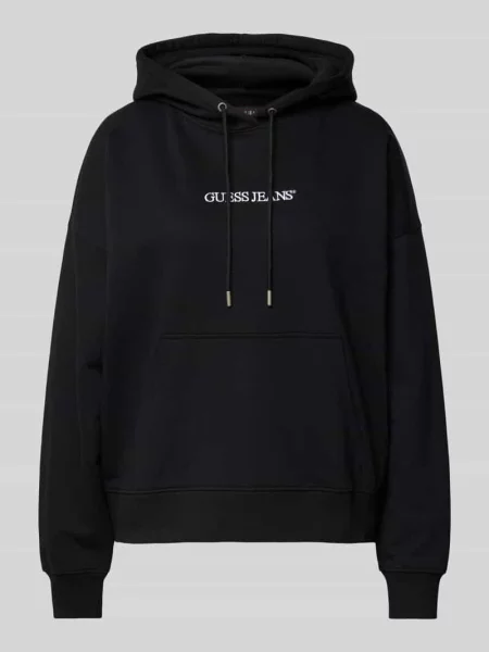 Bluza z kapturem typu oversized czarna