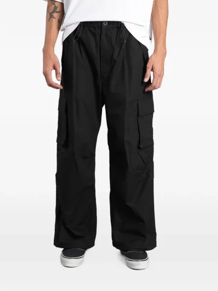 Pantaloni cargo Comme Des Garçons Homme cu cordon negru
