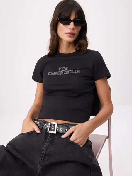 Trendyol Tricou negru