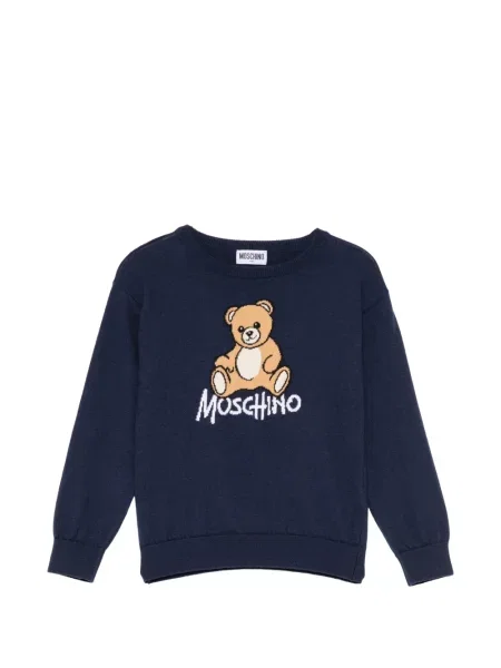 Sweter dziecięcy Moschino niebieski