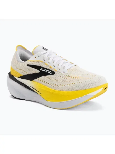Încălțăminte de alergare pentru bărbați Brooks Hyperion Max 4 white/cyber yellow/black alb