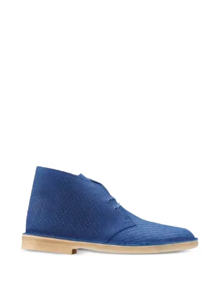 Bőr kígyómintás sivatagi bokacsizma Clarks Originals kék