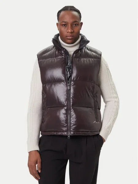 Save The Duck Vestă elegantă maro