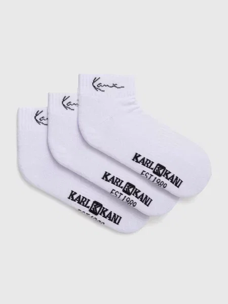 Ponožky Karl Kani bílá