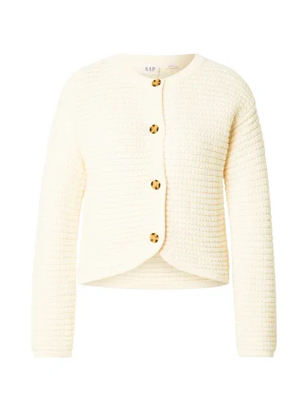 GAP Geacă tricotată lână alb