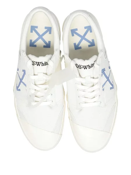 Sneakerși Off-white cu dungi alb
