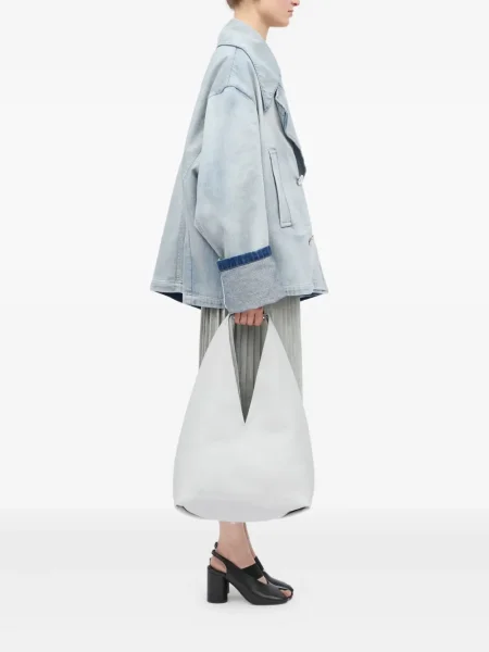 Geantă Mm6 Maison Margiela clasică gri