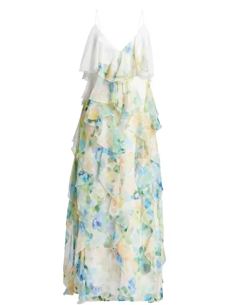 Sukienka midi Aje do kolan garniturowa niebieska