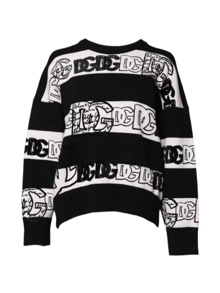 Pulover Dolce & Gabbana cu imagine negru