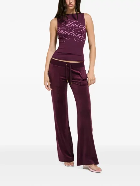 Top Juicy Couture cu imagine violet