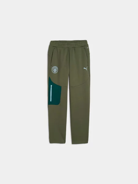 Штани спортивні PUMA Mcfc Tech Sweatpants комбінований верх зелений