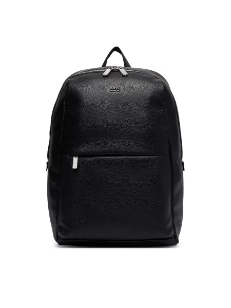 BOSS nahrbtnik iz umetnega usnja Ray EVO_Backpack črna