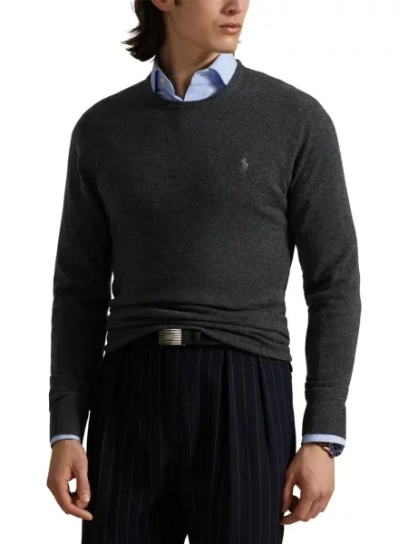Μικρός κασκέτο Polo Ralph Lauren με χαμηλή μέση υφαίνω διαγωνίως πράσινο