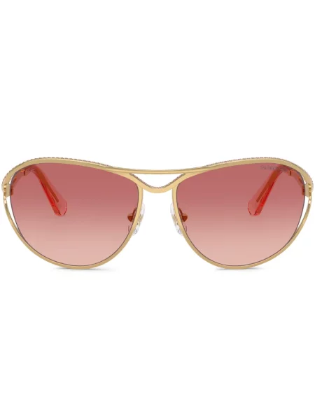 Ochelari de soare Swarovski auriu