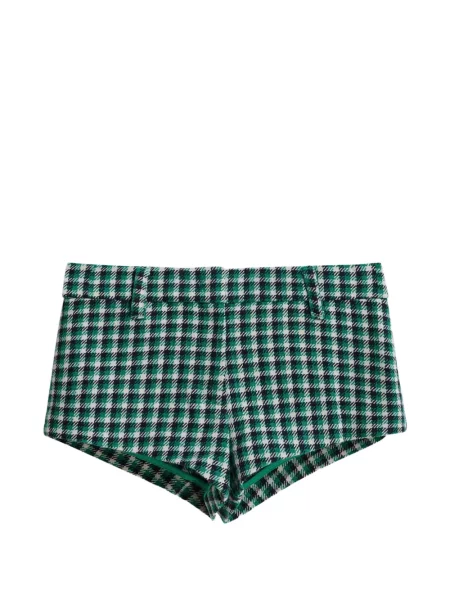 Pantaloni scurți Essentiel Antwerp în carouri verde