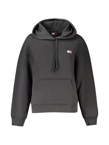 Hanorac cu glugă Tommy Hilfiger cu autograf gri