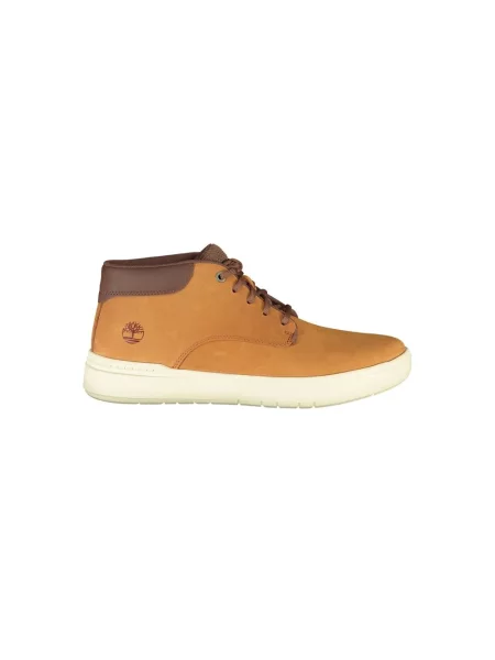 Botki Timberland skórzane brązowe