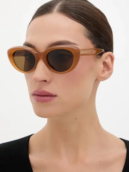 Saint Laurent ochelari de soare pentru femei maro