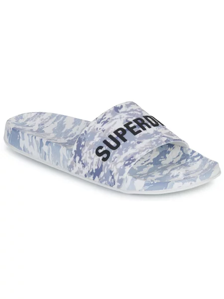 Natikače Superdry s printom s camo uzorkom siva