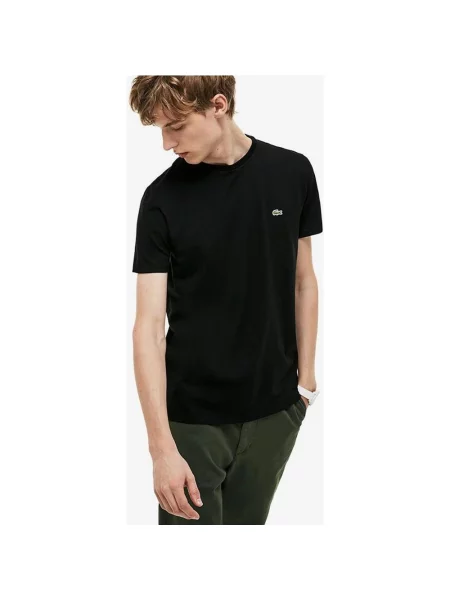 Koszulka z krótkim rękawem Lacoste Pima XS czarna