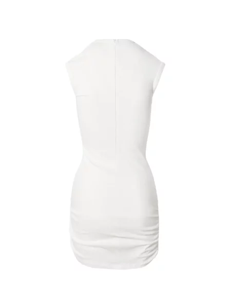 Rochie mini Ioana Ciolacu cu volane alb