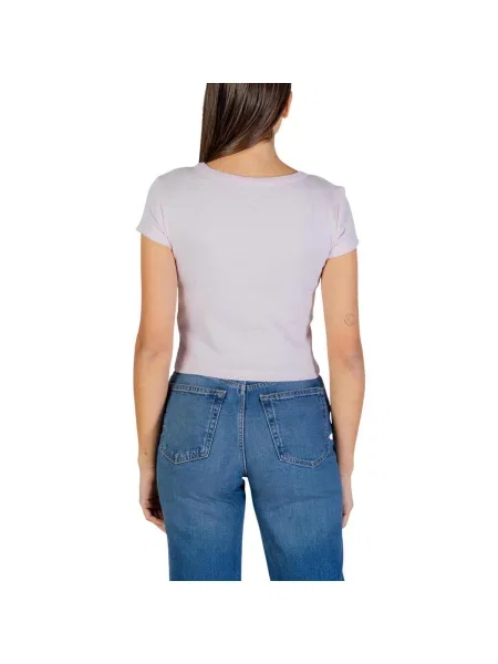Majica Calvin Klein Jeans ružičasta