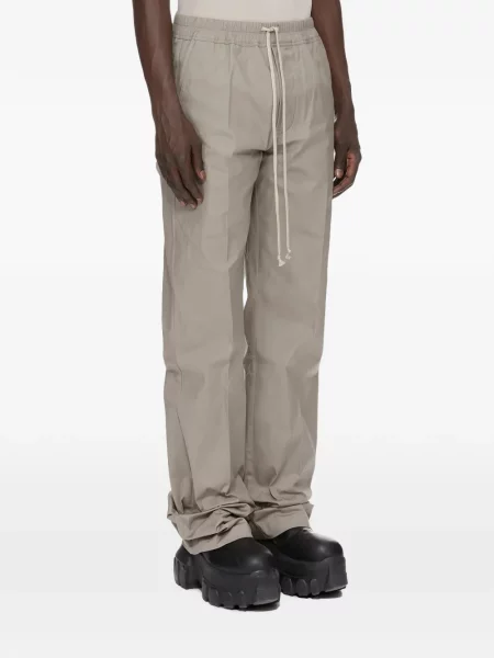 Pantaloni Rick Owens cu cordon gri