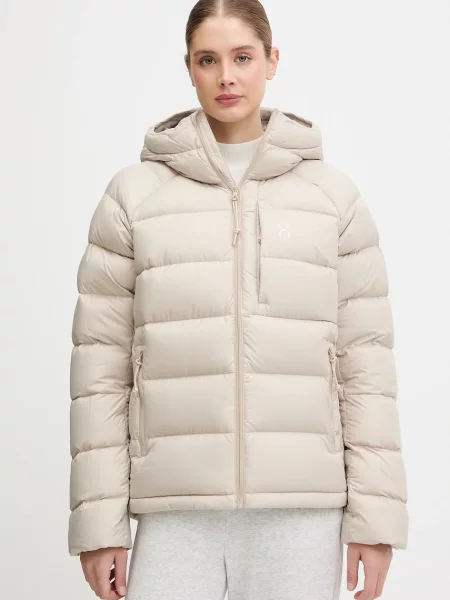 Haglöfs kurtka puchowa Rosson Down zimowa beżowy