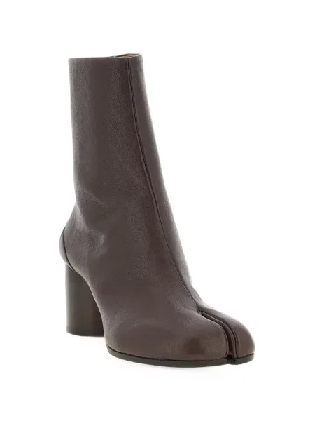 Cizme scurte Maison Margiela din piele maro