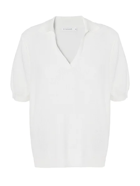 TATUUM Pulover Hazel murdar alb