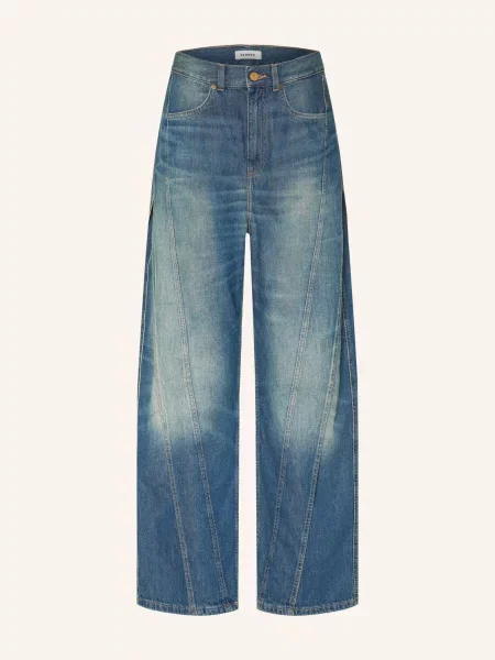 Sandro Jeansy Wide Leg blau niebieskie