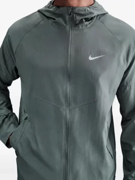 Καρό μπλούζα Nike με κορδόνια με δαντέλα πράσινο
