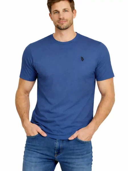 Tričko U.s. Polo Assn. s kapucňou modrá