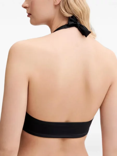 Top Guess cu funde cu gât halter negru