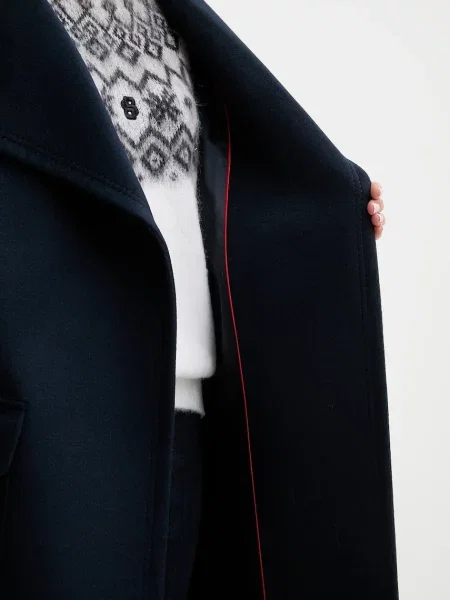 Вовняне пальто MAX&Co. синій