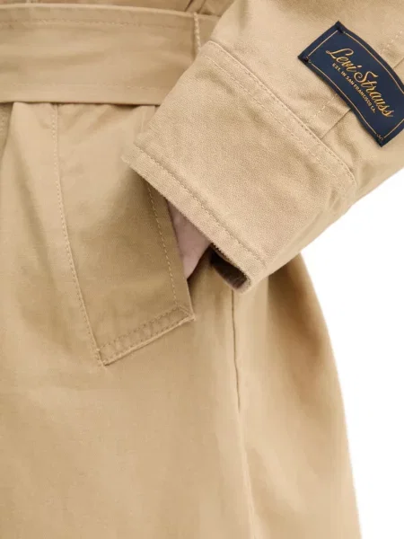 Gulerat pantaloni Levi's® evazate zdrențuiți albastru