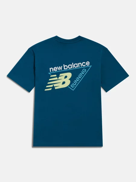 Дитяча Футболка New Balance Running Graphic синій